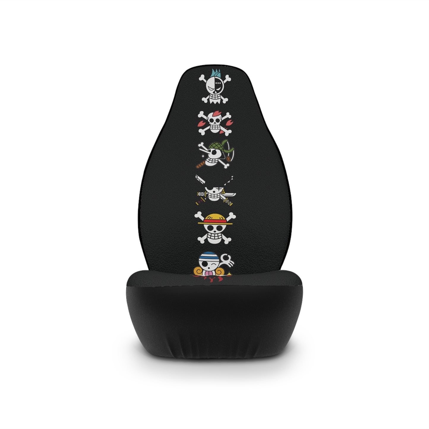One Piece Jolly Roger Car Seat Covers