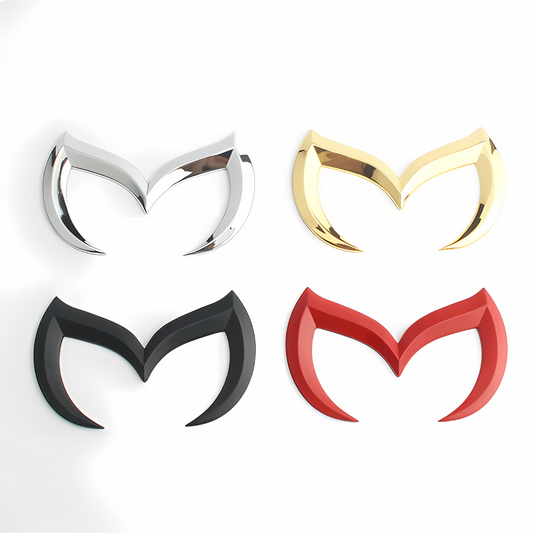 3D Mazda Bat Emblem Front Hood Rear Trunk Fender Badges