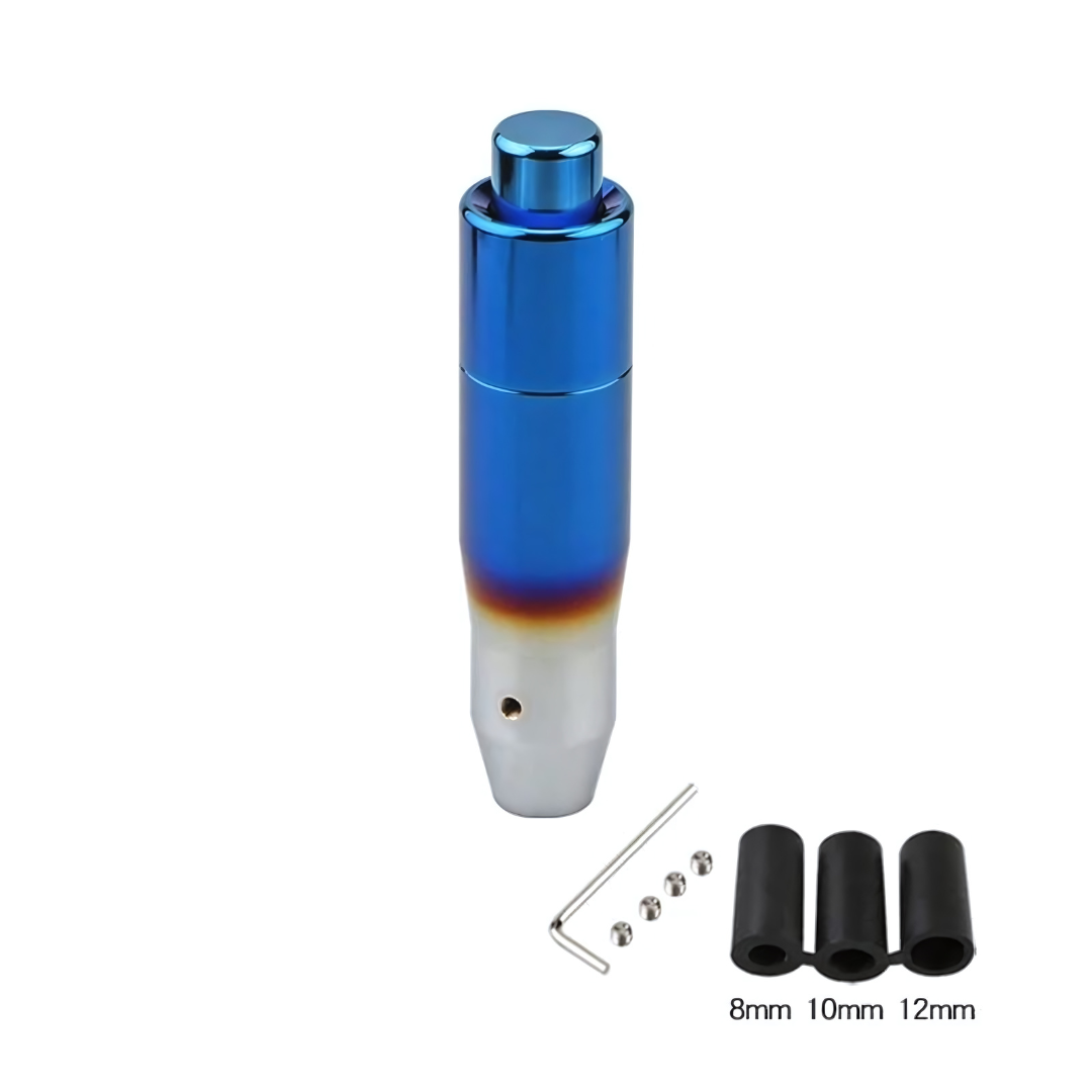 Universal Aluminum Automatic Gear Stick Shift Knob With Button