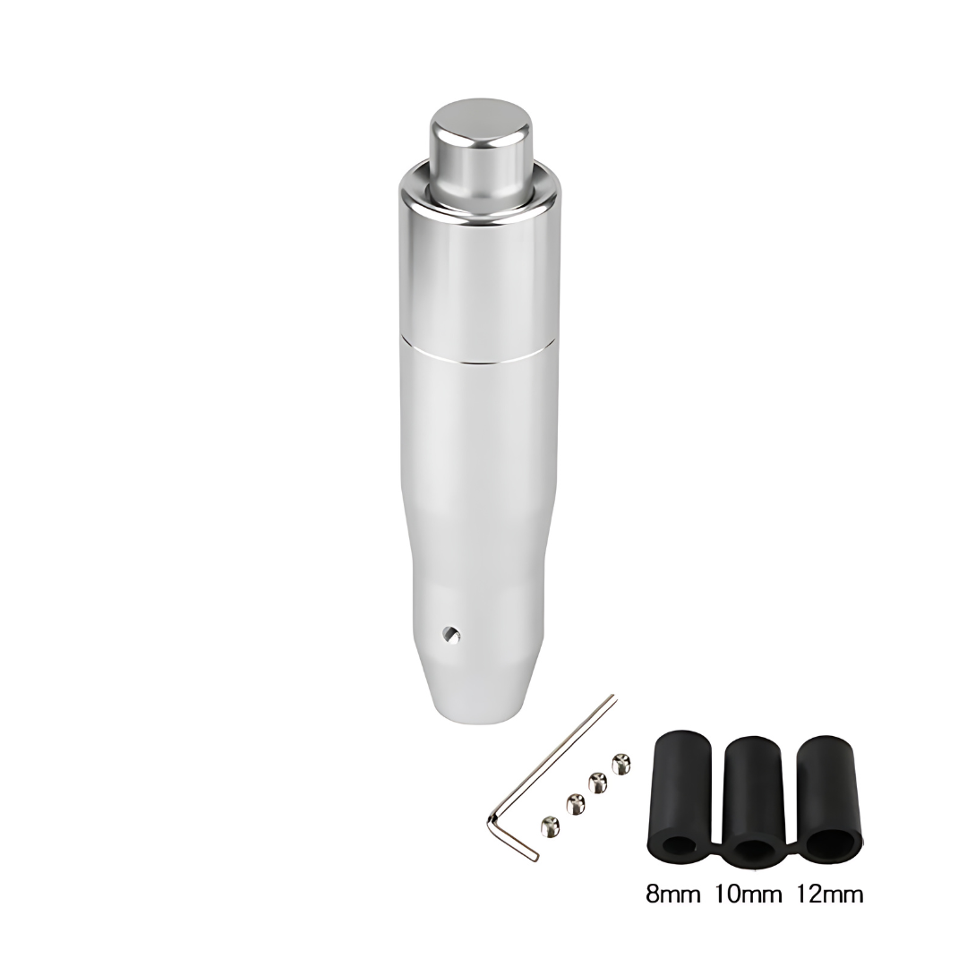 Universal Aluminum Automatic Gear Stick Shift Knob With Button