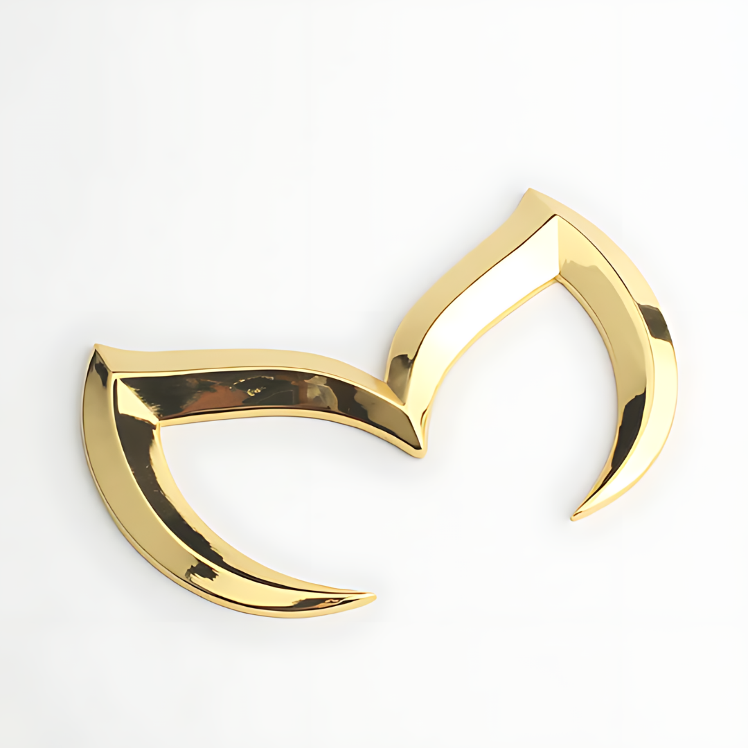 3D Mazda Bat Emblem Front Hood Rear Trunk Fender Badges
