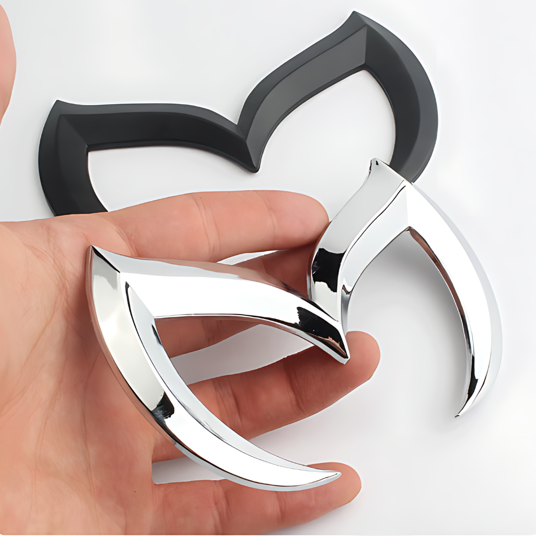 3D Mazda Bat Emblem Front Hood Rear Trunk Fender Badges