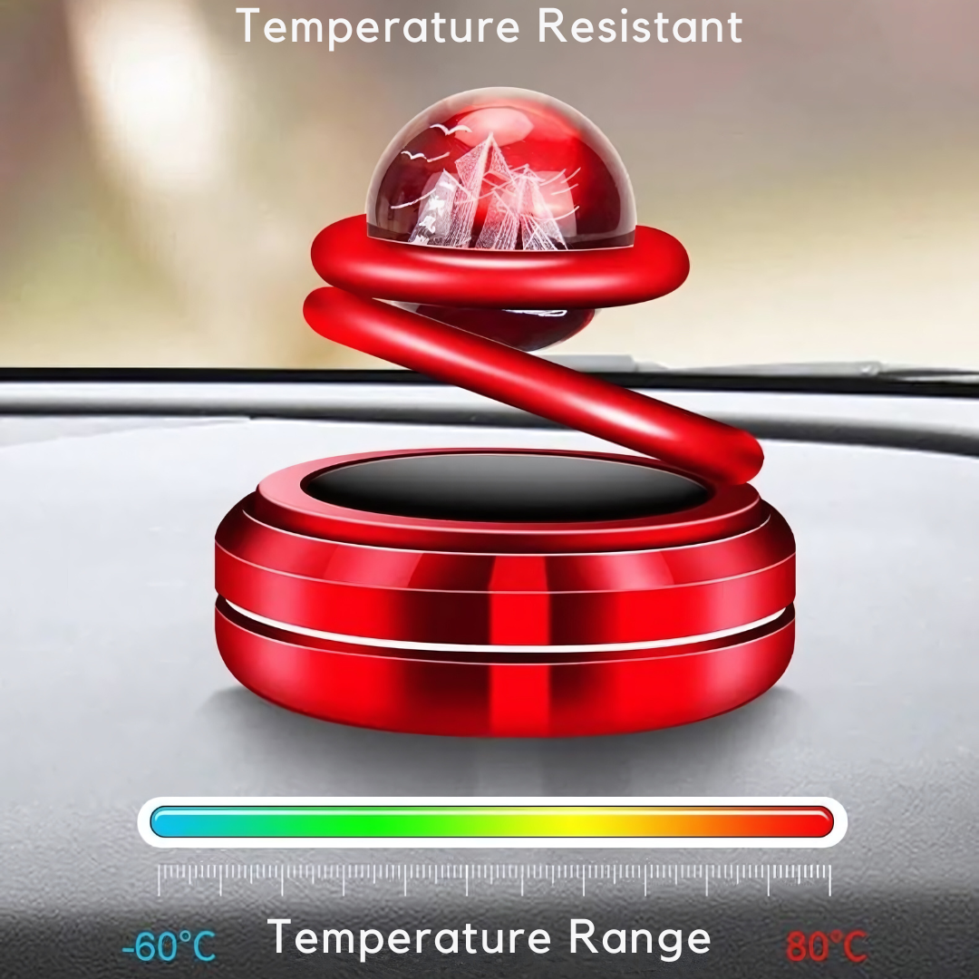 Solar Powered Car Air Freshener 360° Interstellar Rotation