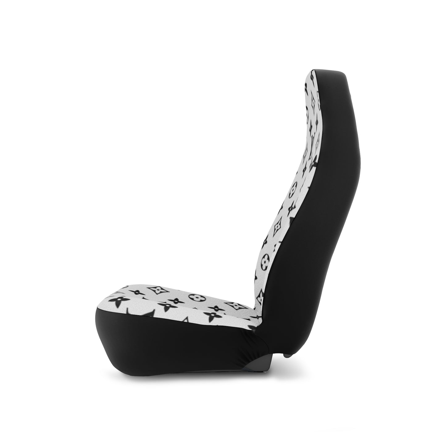 Louis Vuitton Black And White Car Seat Covers