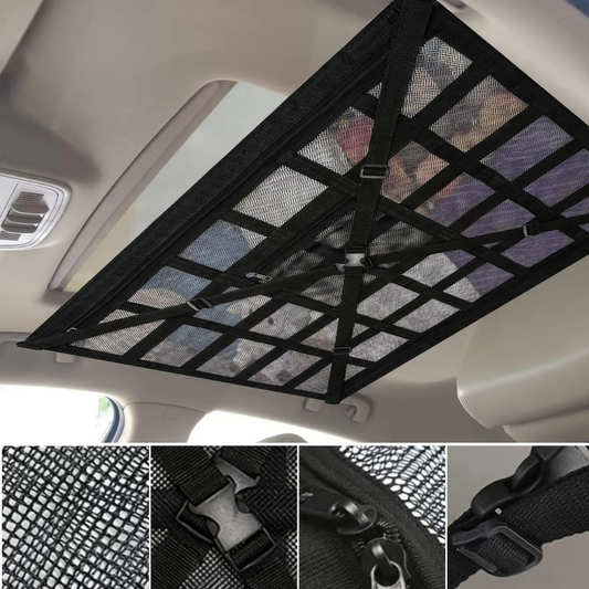 Car Ceiling Storage Interior Cargo Breathable Mesh Net