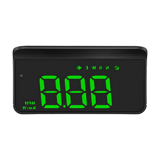 Car HUD GPS Gauge Head Up Display Speedometer 3D Reflection Speed Compass Overspeed Alarm