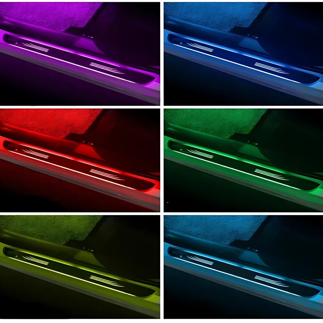 Illuminated LED Car Door Sill Lights