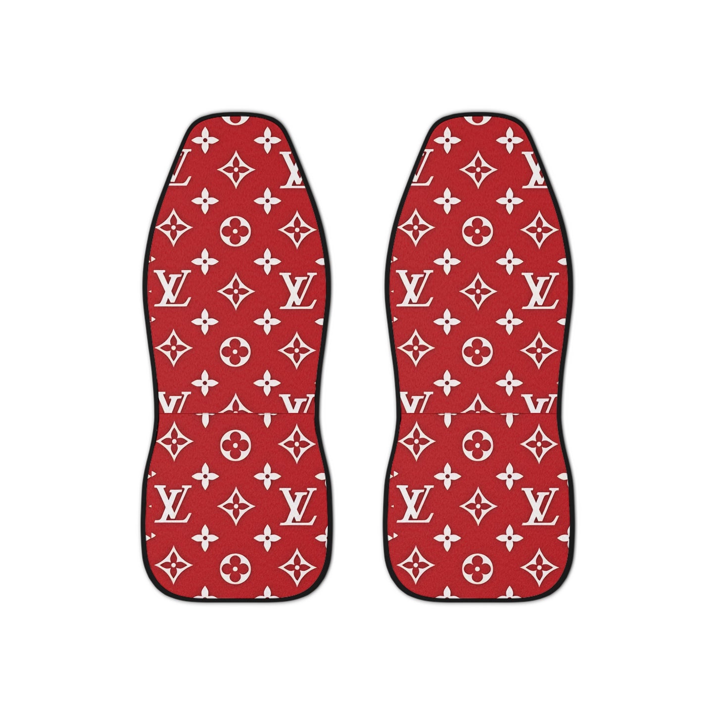 Louis Vuitton Red Car Seat Covers