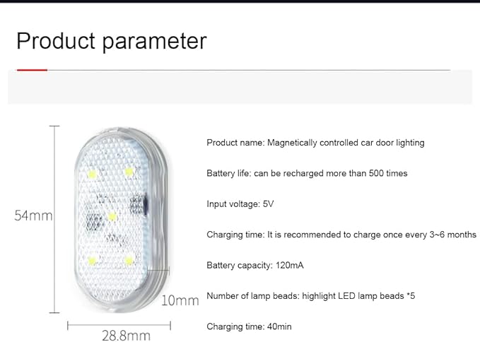 Car LED Magnetic Welcome Lights