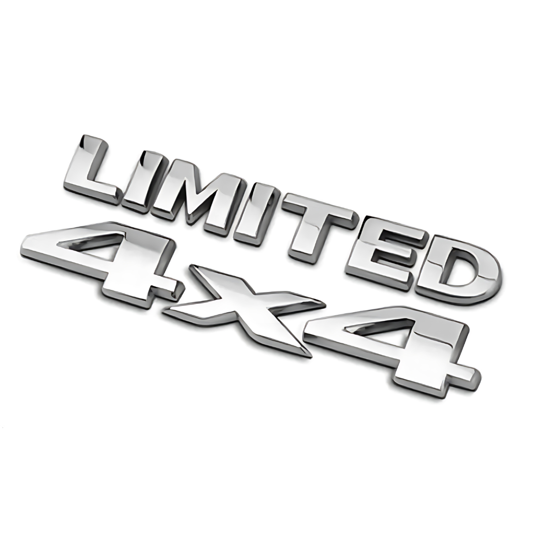 3D Chrome 4x4 LIMITED Car Emblem Badge Sticker Decals