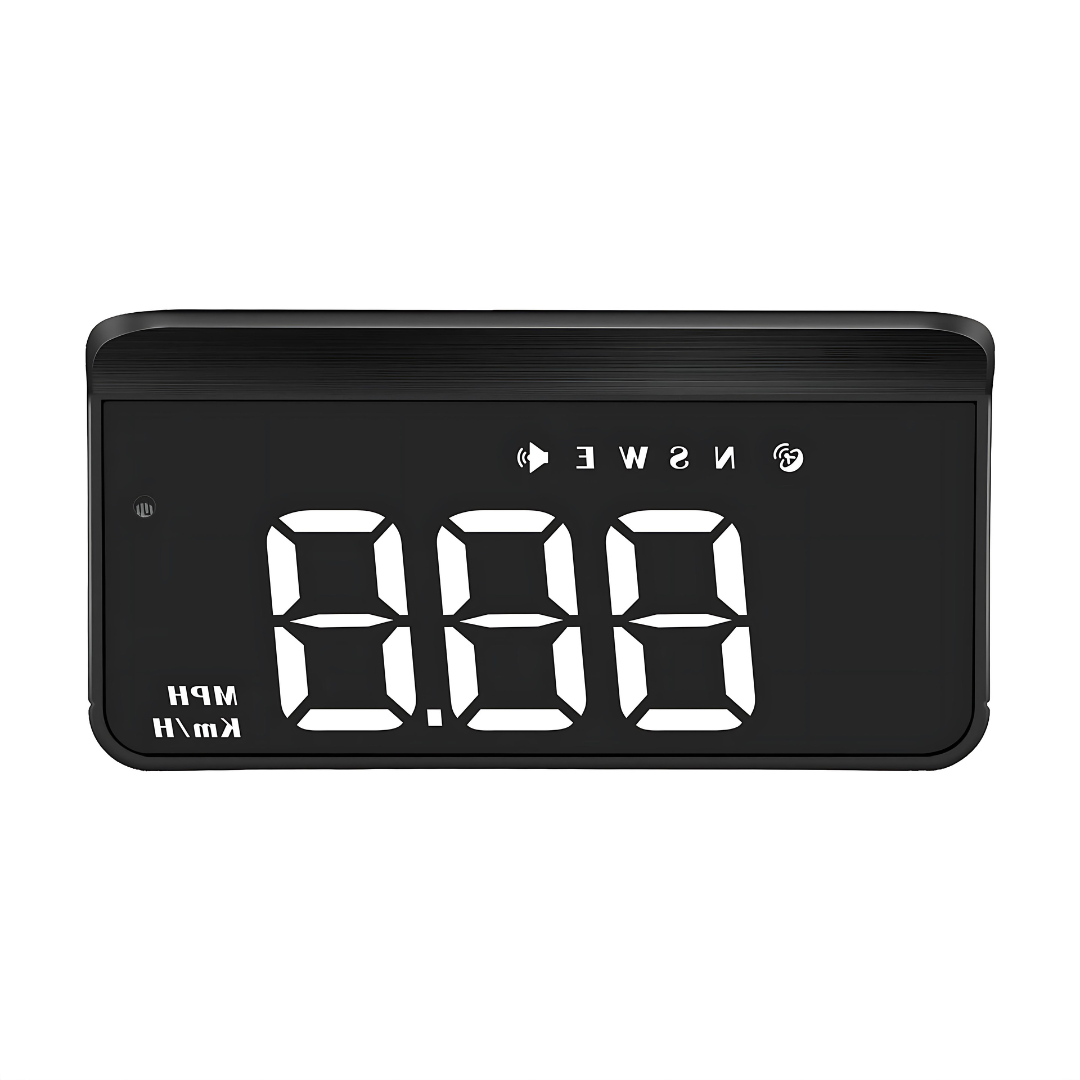 Car HUD GPS Gauge Head Up Display Speedometer 3D Reflection Speed Compass Overspeed Alarm