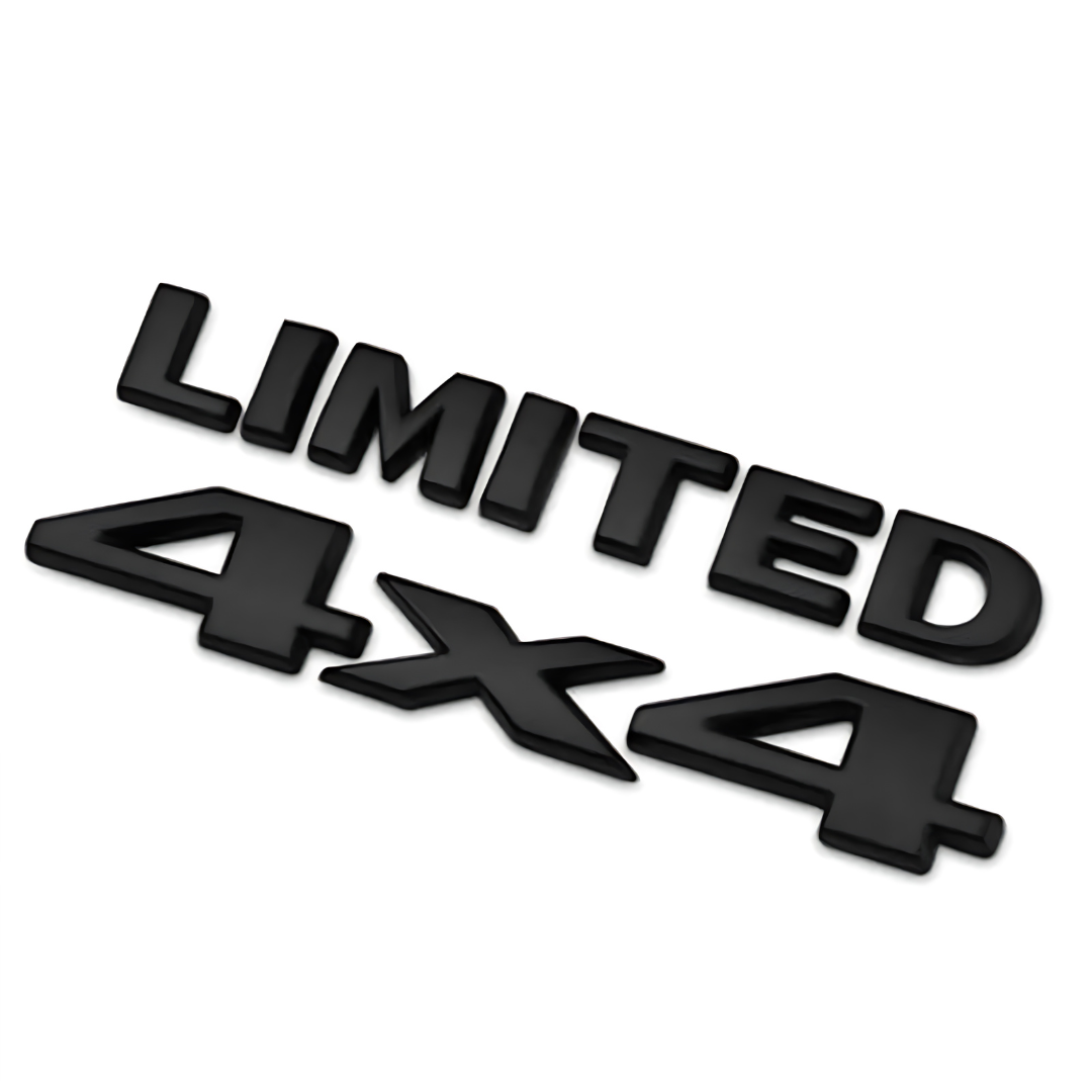3D Chrome 4x4 LIMITED Car Emblem Badge Sticker Decals