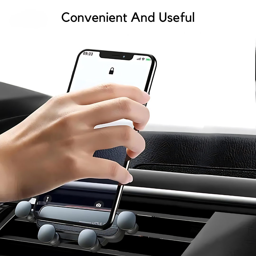 Gravity Car Phone Holder Air Vent Clip Mount