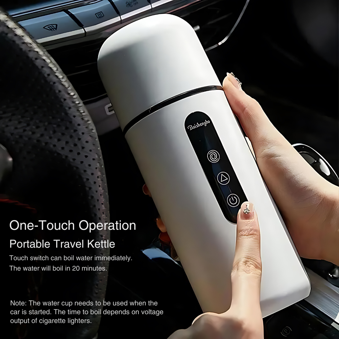 Smart Car Stainless Steel Magnetic Stirring Heating Travel Mug