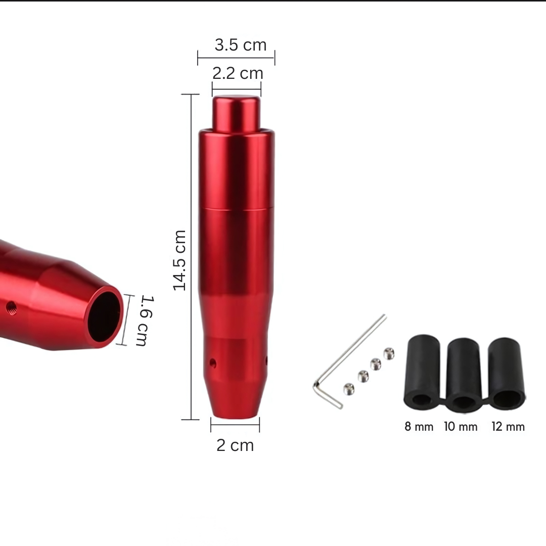Universal Aluminum Automatic Gear Stick Shift Knob With Button