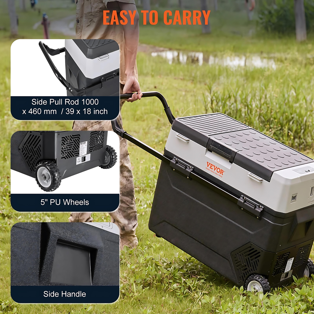 VEVOR 20L Portable Camping Car Refrigerator Compressor Fridge Freezer Cooler Ice Box