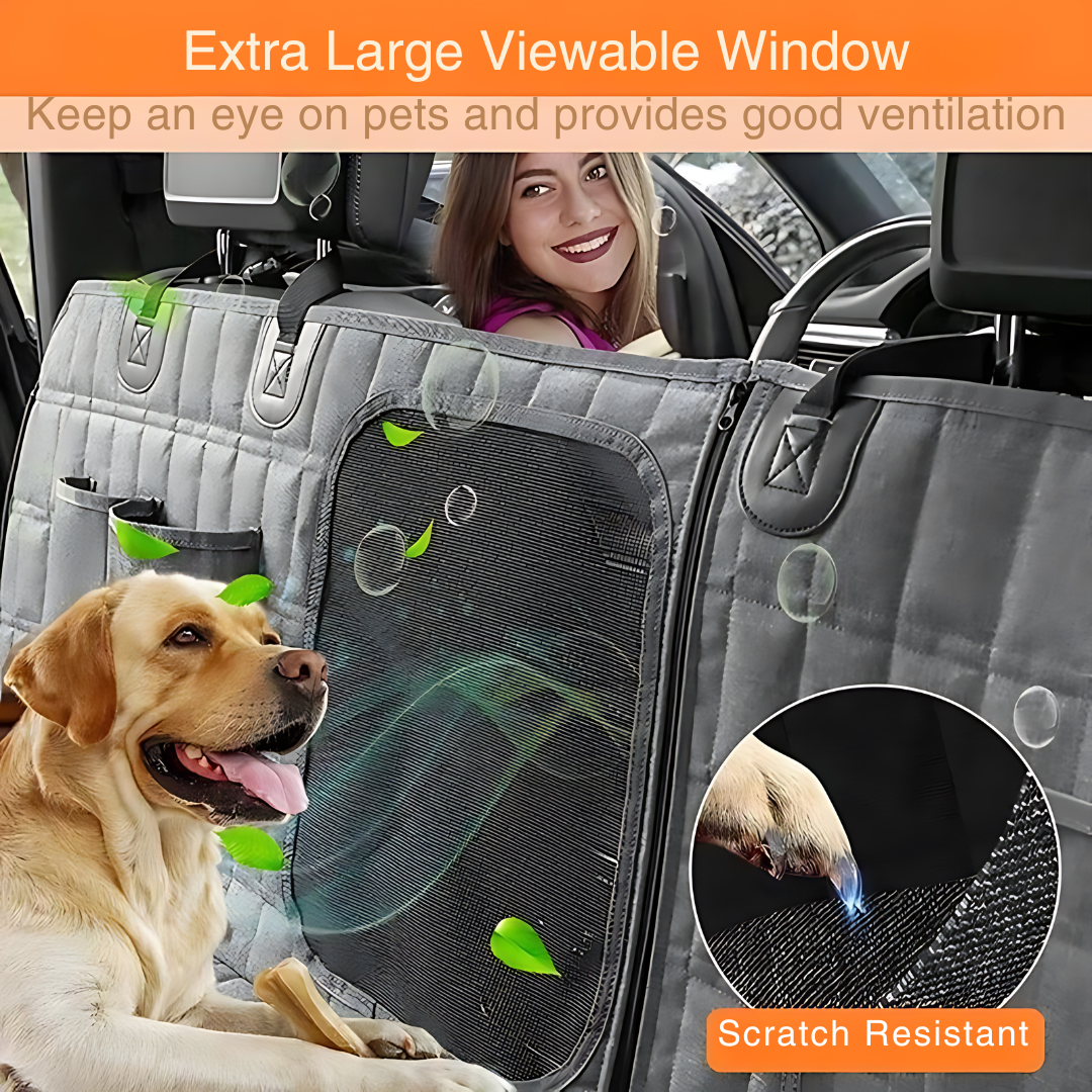 Dog Seat Cover Waterproof 600D Oxford Cloth Travel Carrier Hammock