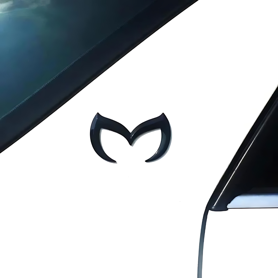 3D Mazda Bat Emblem Front Hood Rear Trunk Fender Badges