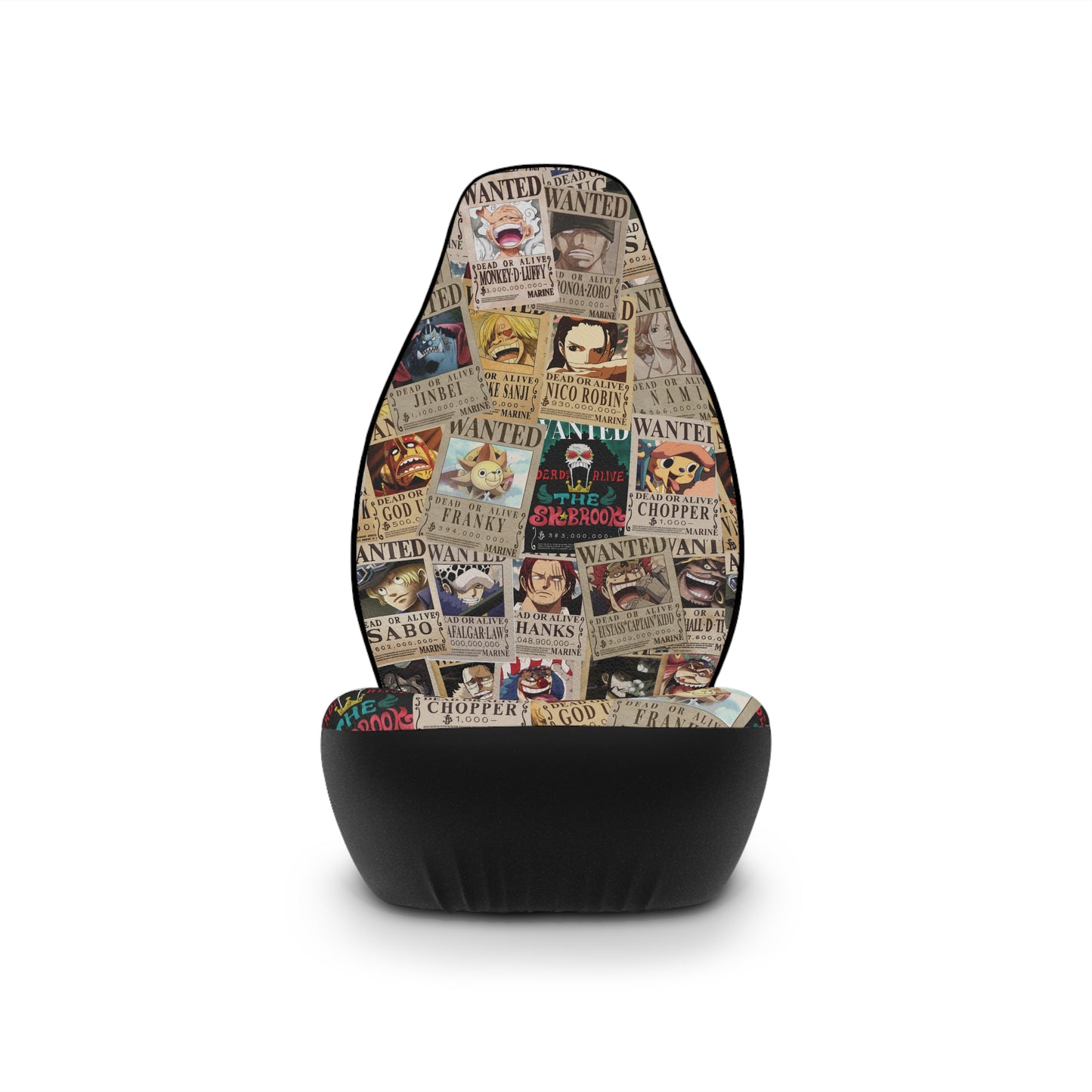 One Piece Wanted Posters Car Seat Covers