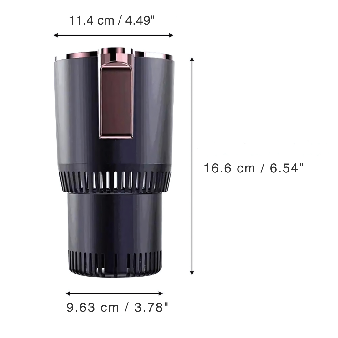Smart Car 2-In-1 Hot And Cold Cup Drinks Holder 12V 24V