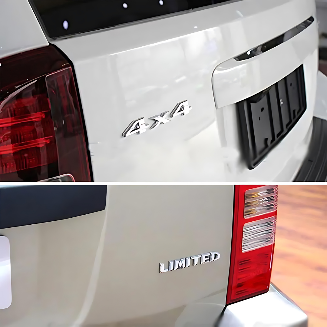 3D Chrome 4x4 LIMITED Car Emblem Badge Sticker Decals