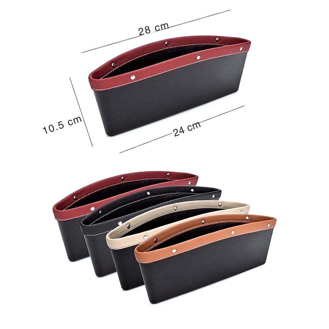 Leather Car Seat Gap Organizer Fillers