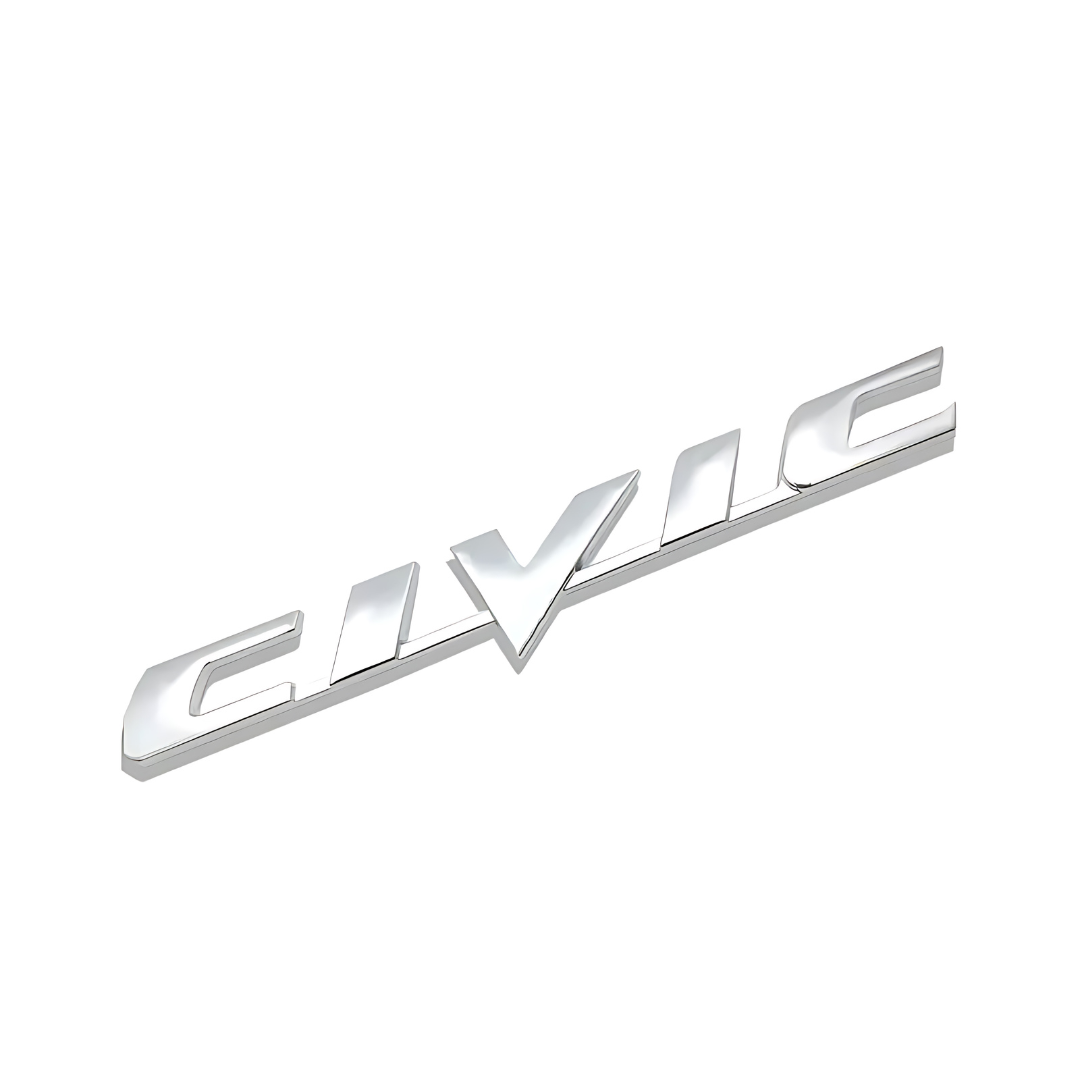 3D Honda Civic Logo Emblem Rear Tail Trunk Metal Badges