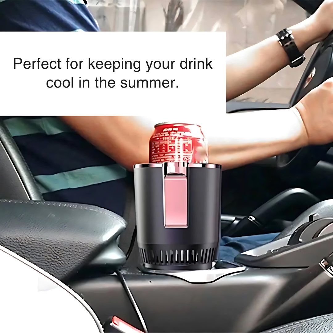 Smart Car 2-In-1 Hot And Cold Cup Drinks Holder 12V 24V