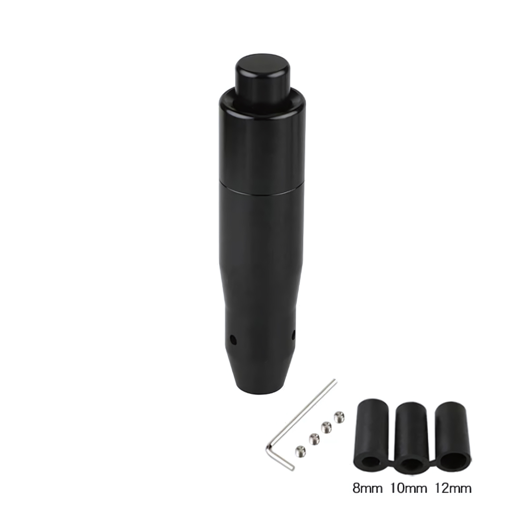Universal Aluminum Automatic Gear Stick Shift Knob With Button