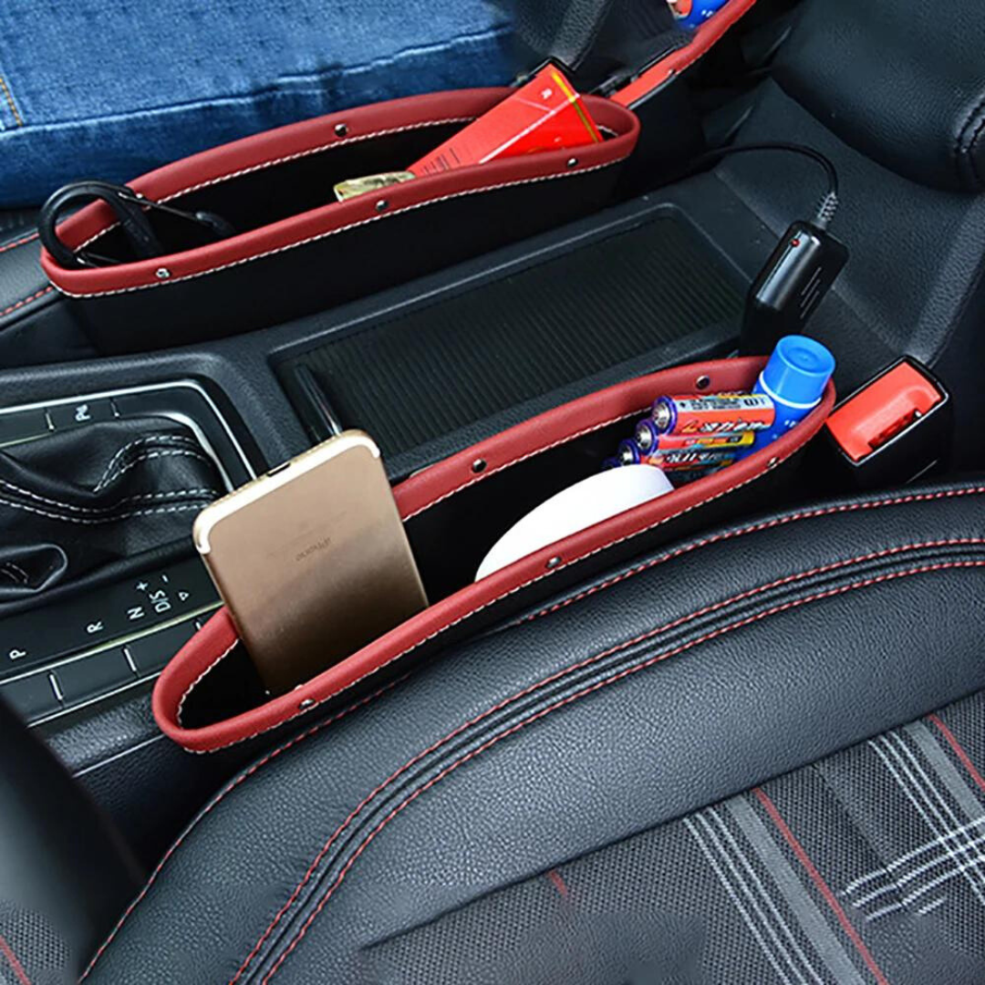 Leather Car Seat Gap Organizer Fillers