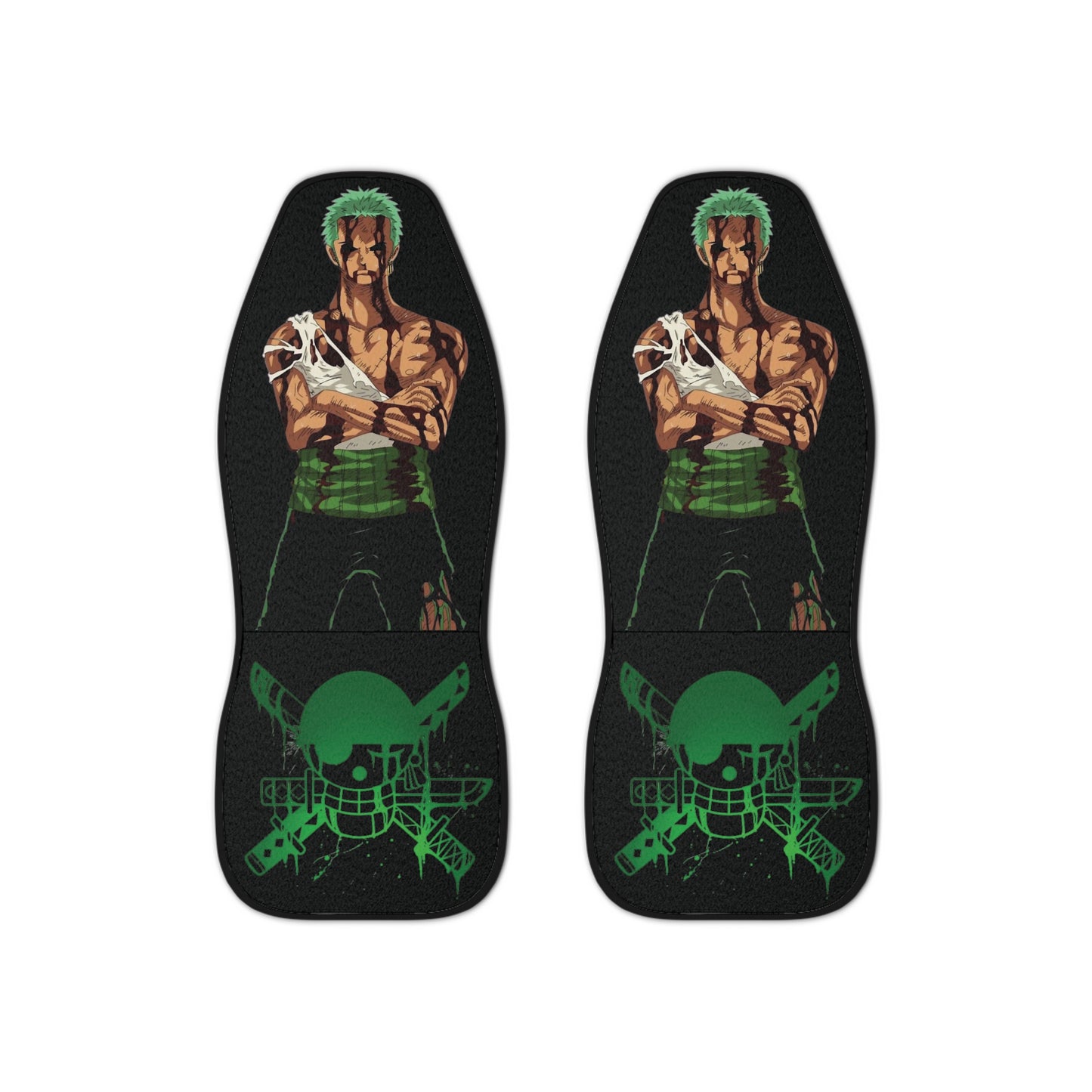 One Piece Zoro "Nothing Happened" Car Seat Covers