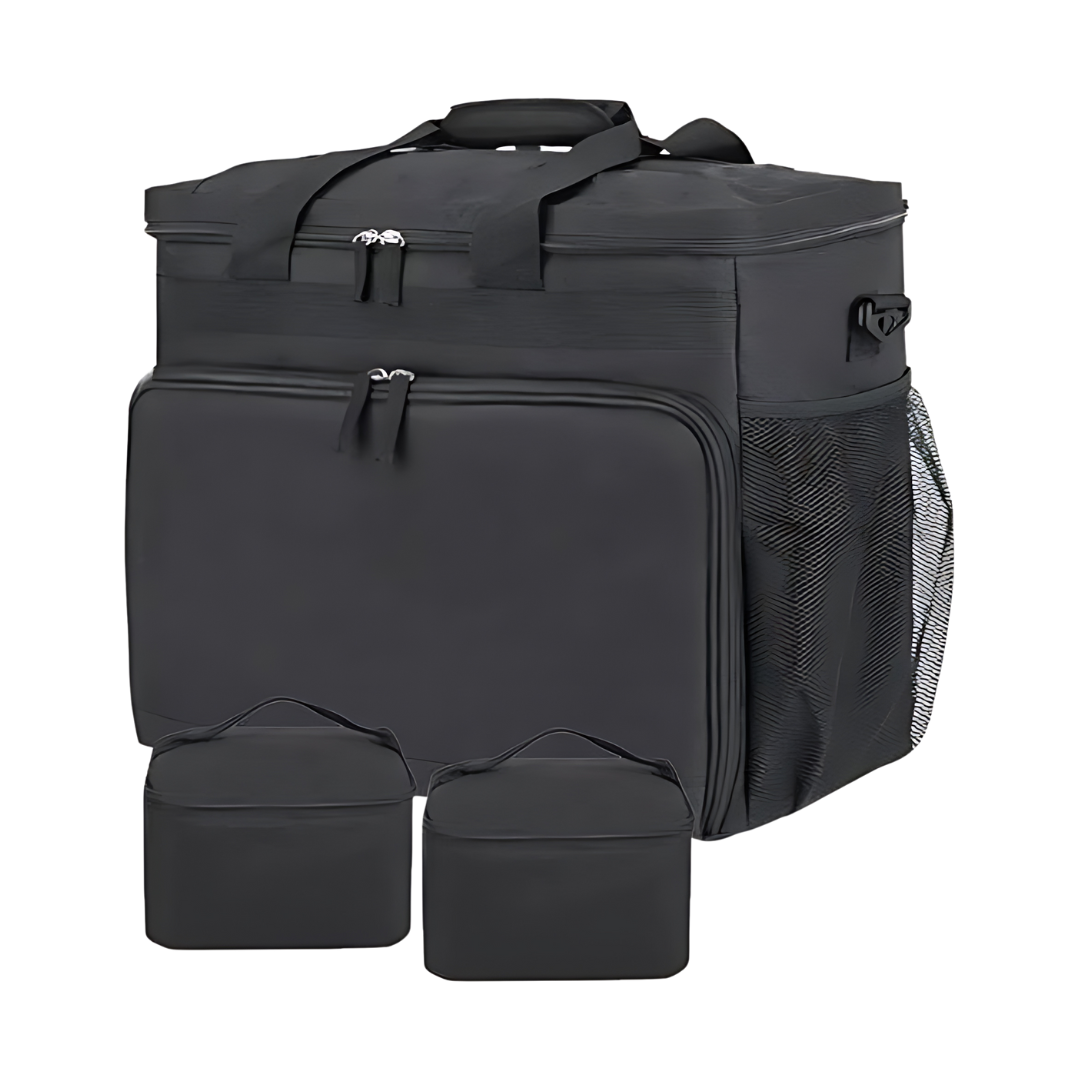All-In-One Pet Travel Bag With 2 Food Carrier Bags