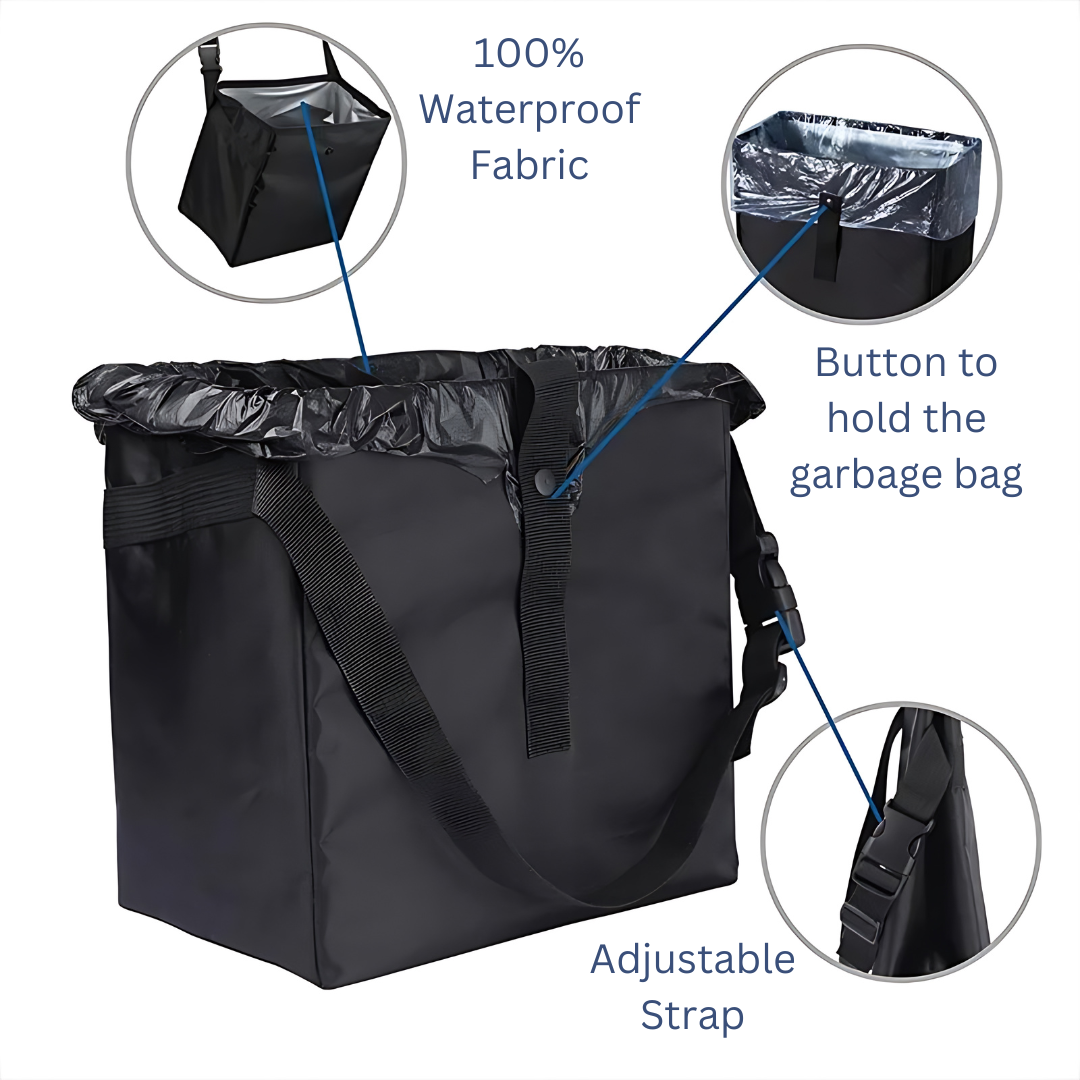 Car Trash Can, Waterproof and Foldable