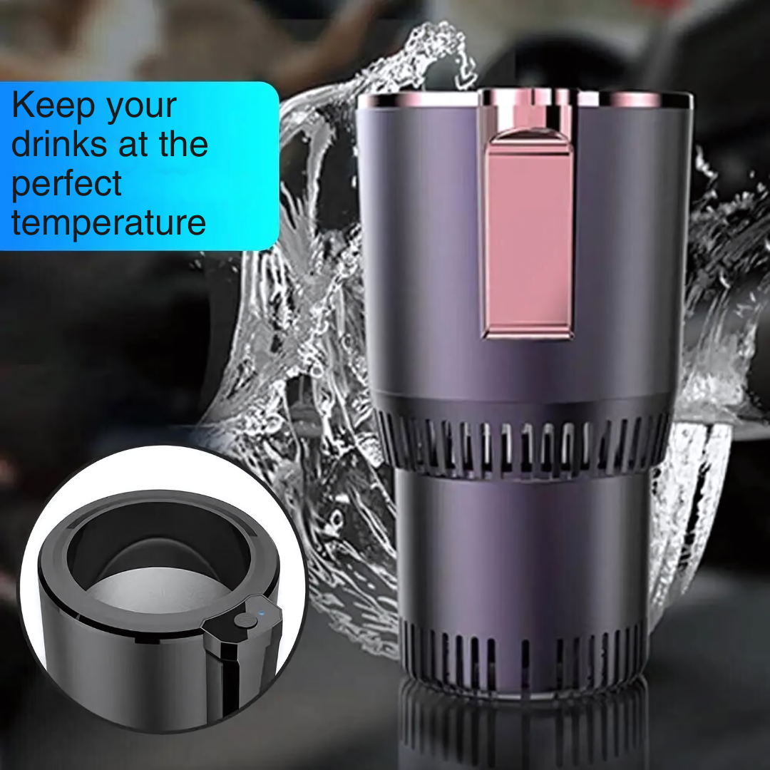 Smart Car 2-In-1 Hot And Cold Cup Drinks Holder 12V 24V