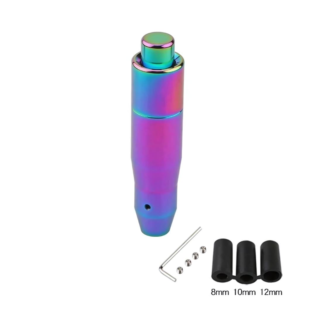 Universal Aluminum Automatic Gear Stick Shift Knob With Button