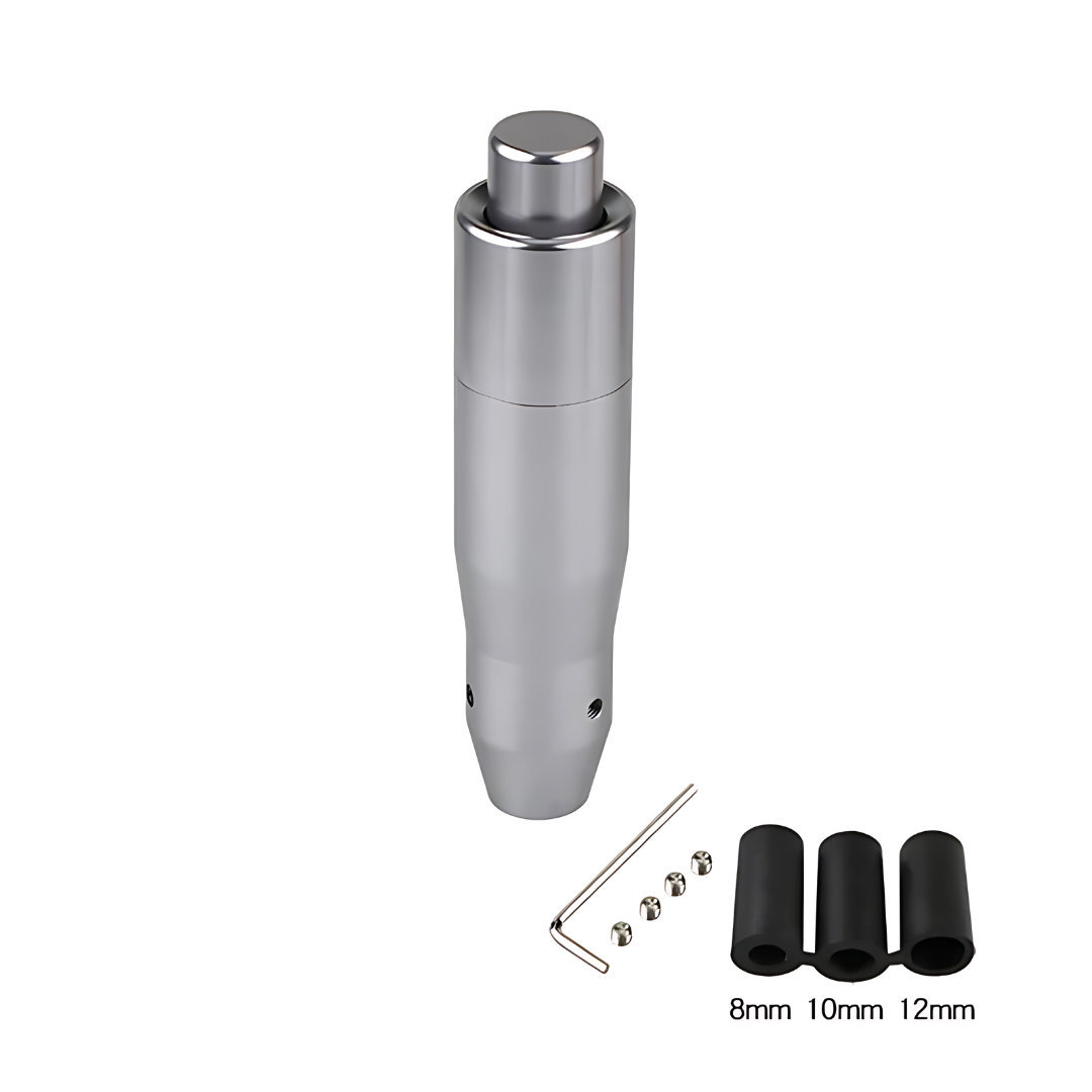 Universal Aluminum Automatic Gear Stick Shift Knob With Button