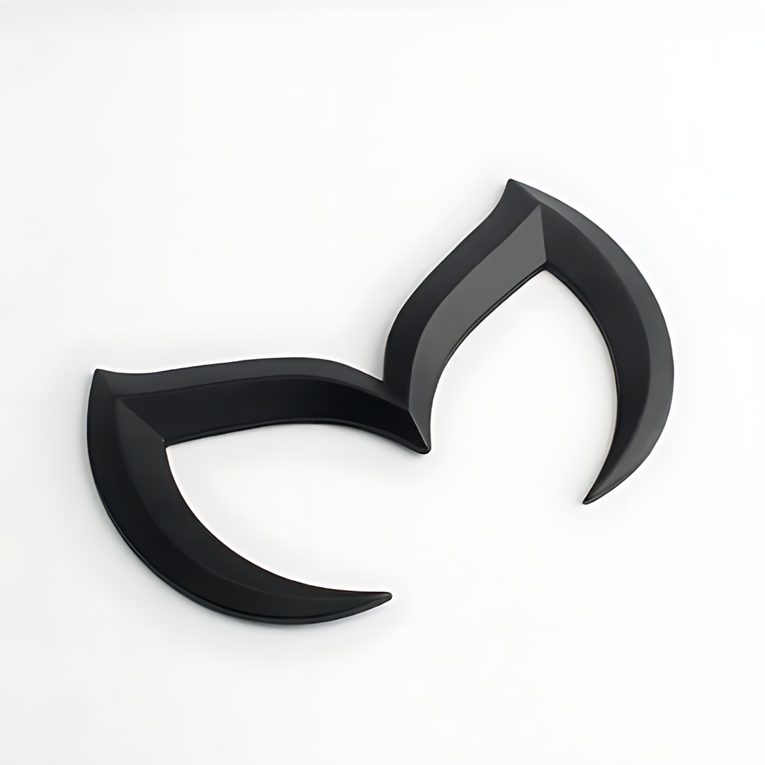 3D Mazda Bat Emblem Front Hood Rear Trunk Fender Badges