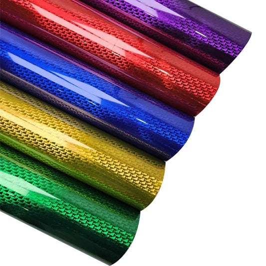 Glossy Aircraft Pattern Carbon Fiber Vinyl Wraps