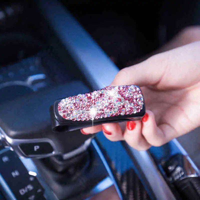 Sunglasses Sun Visor Clip Holder Rhinestone Bracket