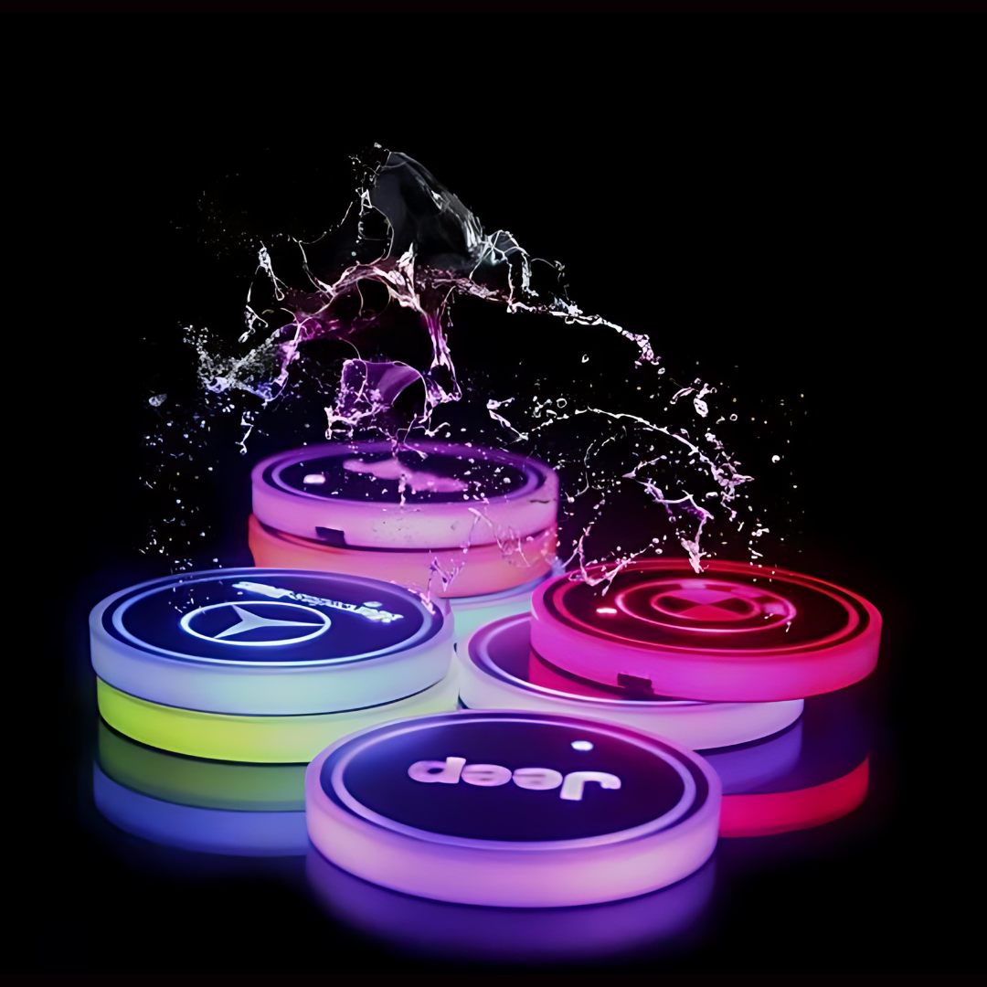 LED Car Cup Coasters
