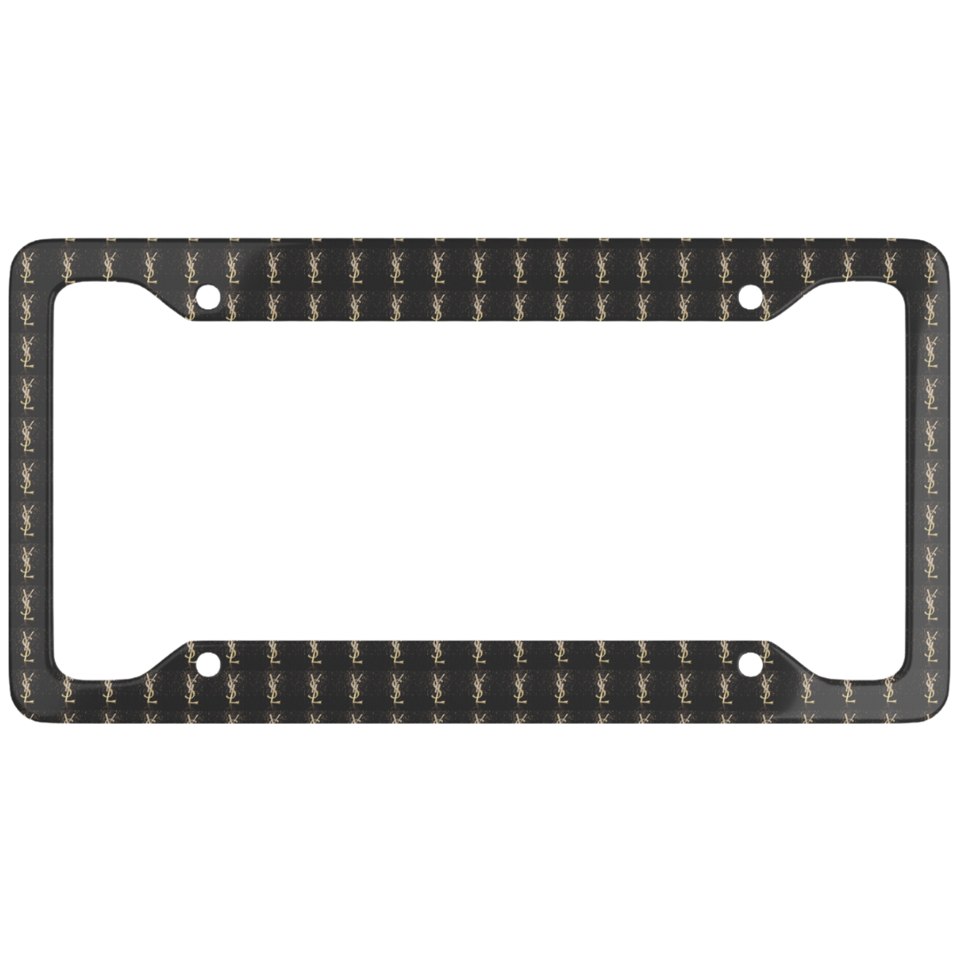 YSL Sparkles License Plate Frame