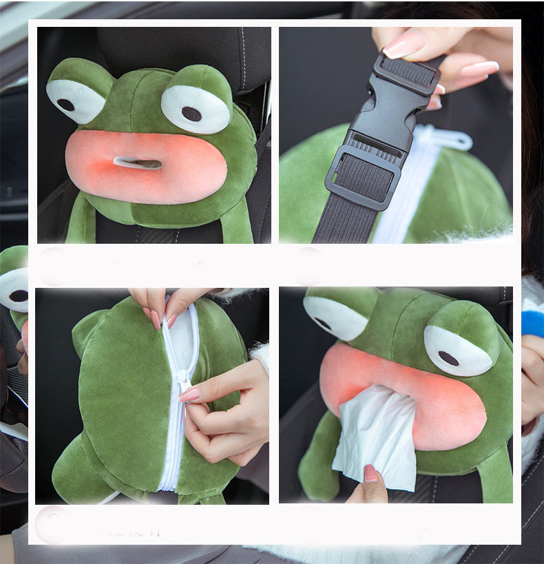 Cute Car Seat Back Hanging Tissue Box