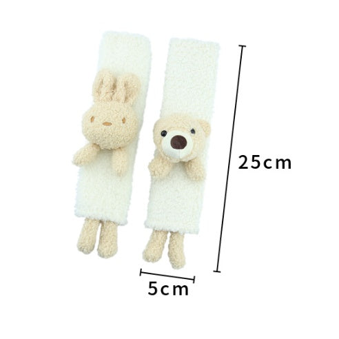 Cartoon Cute Plush Seat Belt Covers