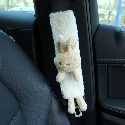Cartoon Cute Plush Seat Belt Covers