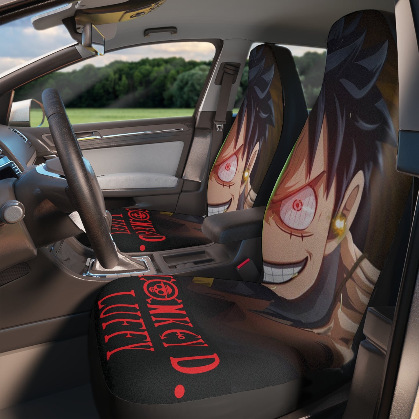 One Piece Luffy Smiles Car Seat Covers