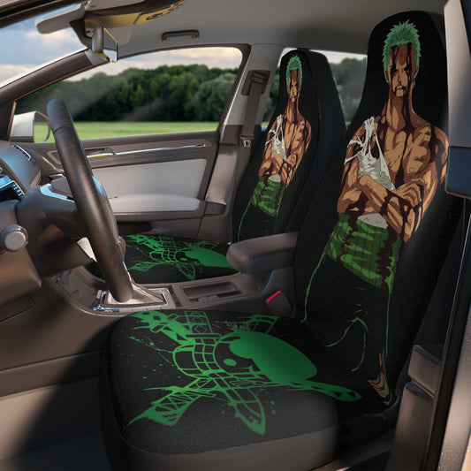 One Piece Zoro "Nothing Happened" Car Seat Covers