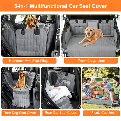 Dog Seat Cover Waterproof 600D Oxford Cloth Travel Carrier Hammock