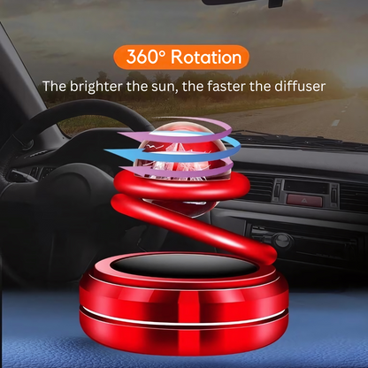 Solar Powered Car Air Freshener 360° Interstellar Rotation