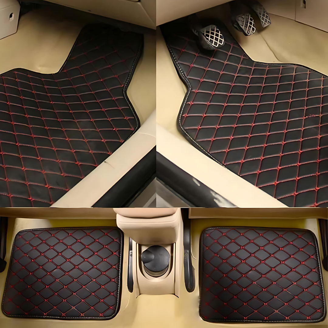 Universal PU Leather Car Floor Mats