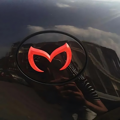 3D Mazda Bat Emblem Front Hood Rear Trunk Fender Badges